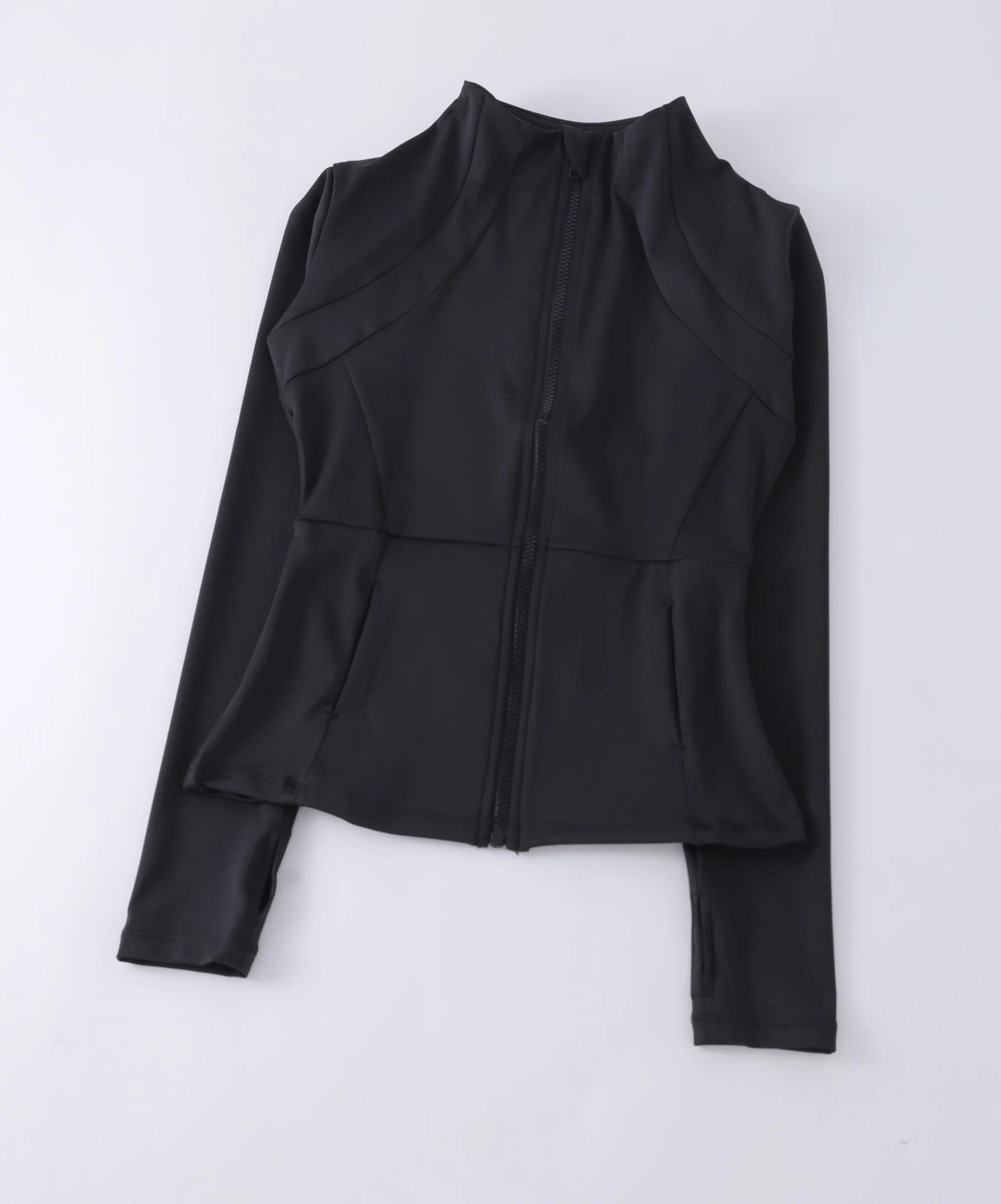 Women’s High-Stretch Yoga Jacket – Lightweight, Loose Fit, Long Sleeve